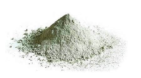 tas d'argile verte