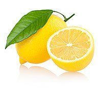 citroen met pulpschil en schil