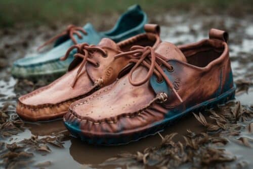 Comment ravoir des chaussures en cuir qui ont été mouillées ?
