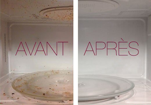 désinfecter son micro-onde