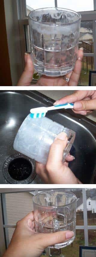 astuces enlever traces de calcaire sur les verres