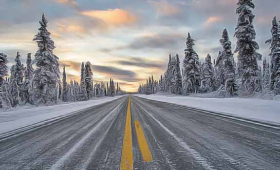 précautions conduire sous la neige