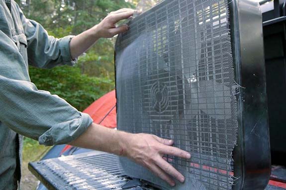 le ventilateur utilisé pour tuer les moustiques