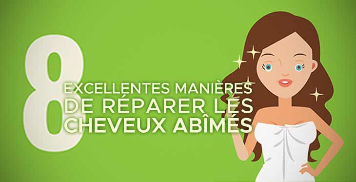 8 manieres naturels de réparer les cheveux abimes