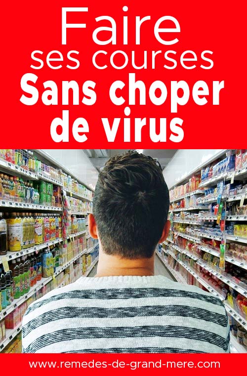 faire ses courses sans attraper de virus