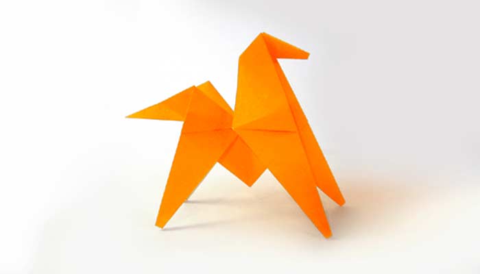 tuto cheval origami