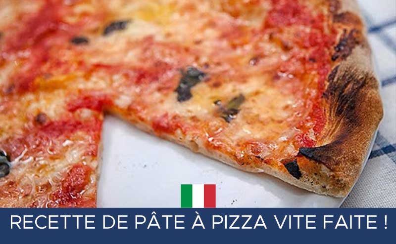 recette de pâte à pizza rapide à faire