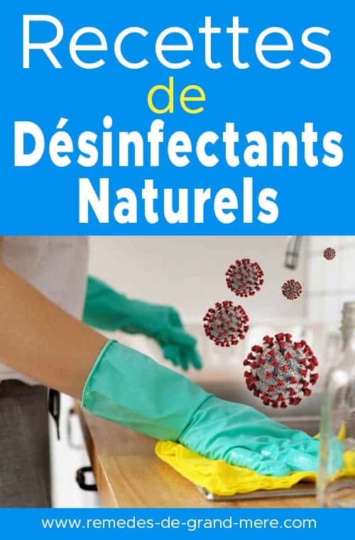 recettes de désinfectants naturels