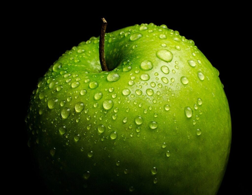 Pomme Verte pour dissiper l'odeur d'ail dans la bouche