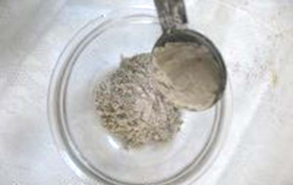 Mesurer l'argile bentonite