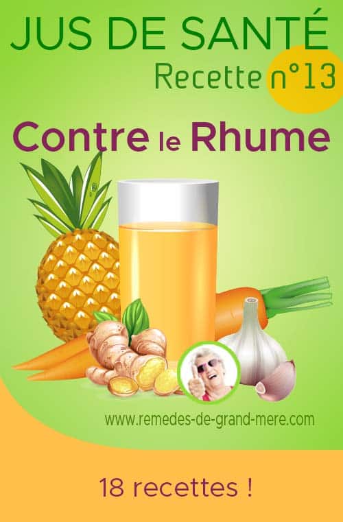 jus de santé pour combattre le rhume