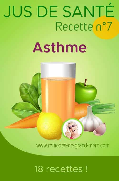 jus de fruits pour soigner l'asthme