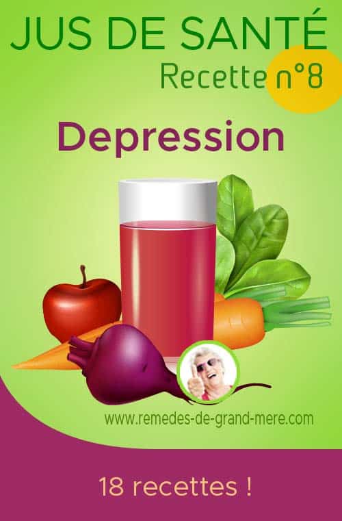 Les jus de fruits guérissent la dépression