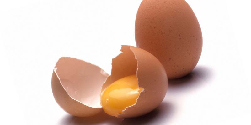 aantal calorieën in een rauw ei