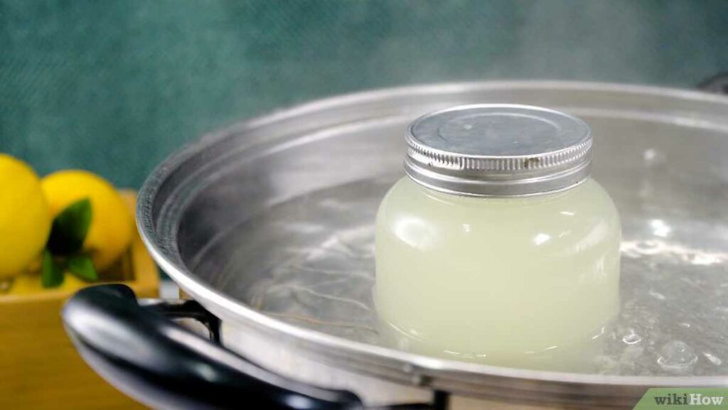 Conserver le jus de citron en bocal en verre méthode