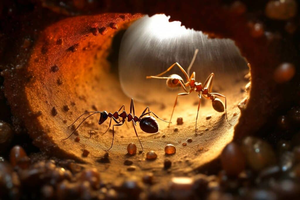 le rôle des fourmis au jardin