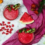 Smoothie rafraîchissant à la pastèque et au basilic : l'allié de vos journées d'été