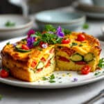 Ultra moelleux et plein de couleurs : le clafoutis salé aux légumes qui met tout le monde d’accord au dîner