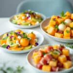 Un air d’été dans chaque bouchée : trois entrées fraîches et colorées à base de melon !