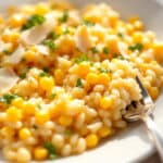 Explosion crémeuse de maïs frais : ce risotto ensoleillé va vous régaler à coup sûr !