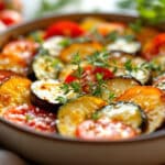 Moelleux, coloré, ultra simple : ce tian d’aubergine, tomate et courgette sera votre plat préféré cet été !