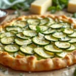 Craquante, parfumée, simplissime : la tarte fine courgette-parmesan à tester de toute urgence cet été