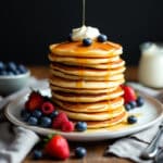 Impossible de résister à ces pancakes moelleux au yaourt grec (parfaits pour des matins tout doux !)