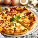 Omelette moelleuse pommes de terre et oignons façon tortilla espagnole : le dîner plaisir tout doré prêt en 20 minutes