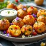 Incroyablement moelleuses et tout en couleurs : ces boulettes anti-gaspi aux pommes de terre et légumes régalent !