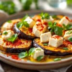Aubergine rôtie au four, feta fondante et touche de paprika : ce plat ensoleillé facile qui fera sensation à table cet été !