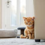 Votre chat panique au bruit de la sonnette ? 3 astuces pour l’aider à se sentir en sécurité à la maison