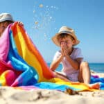 Serviette de plage : le geste qui pourrait ruiner vos vacances et exposer votre famille aux allergies