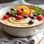 Onctueux, fondant et fruité, ce porridge de semoule minute transforme le petit-déjeuner en pur régal !