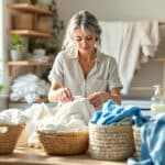 Cette erreur fréquente rend le linge clair terne plus vite : le réflexe oublié à connaître absolument