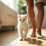 Votre chat vous colle partout dans la maison ? 4 raisons cachées à connaître