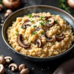 Crémeux, fondant et réconfortant : un risotto d’épeautre aux champignons qui bluffe et fait plaisir sans effort