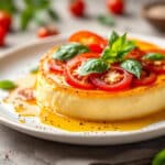 La fraîcheur et le moelleux sont au menu avec ce flan de tomates et basilic qui épate à tous les coups !