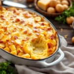 Ce gratin ultra-crémeux aux pommes de terre, moutarde et jambon fumé va mettre tout le monde d’accord !