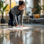 Ce secret de ménage maison transforme un lino vieilli en sol éclatant en quelques minutes (juste magique !)