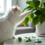Pourquoi un chat, même bien nourri, s’obstine-t-il à attaquer les plantes vertes de la maison ?